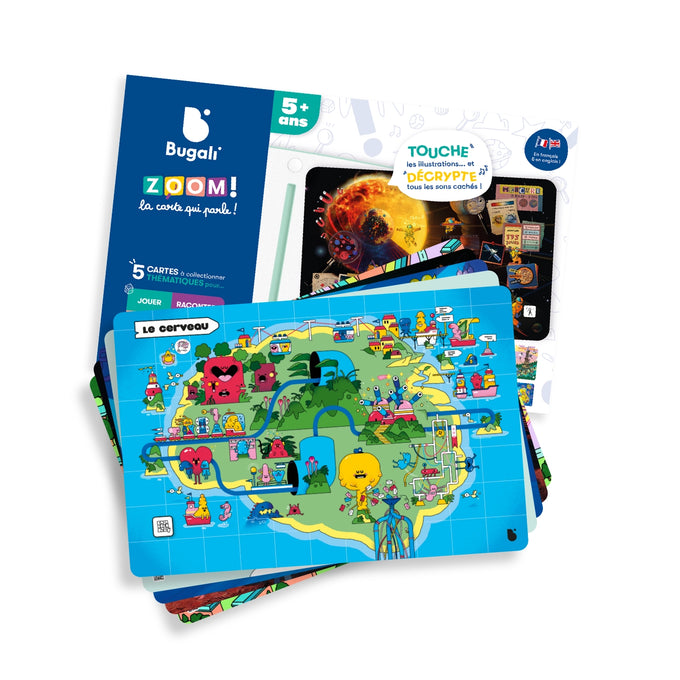 Coffret 5 cartes interactives Zoom ! (5+)