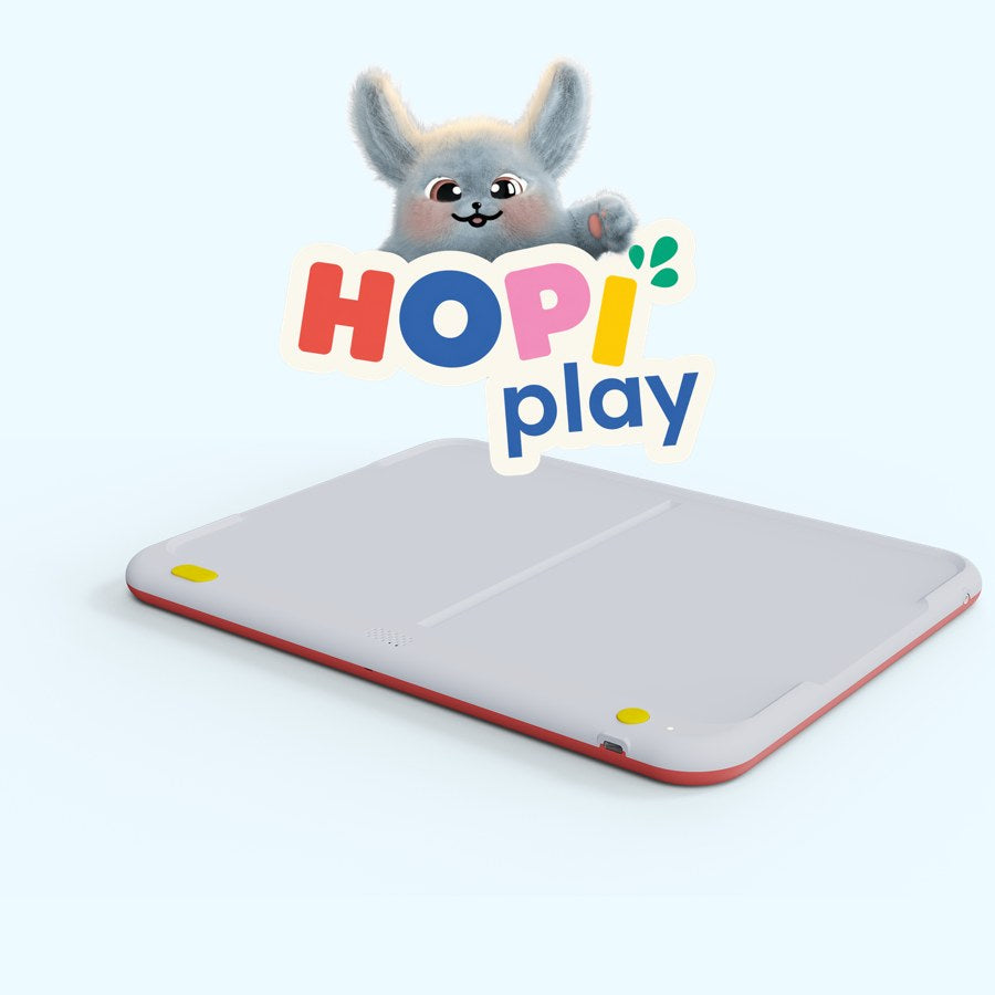 La HopiPlay et Hopi, le personnage, sous le logo HopiPlay